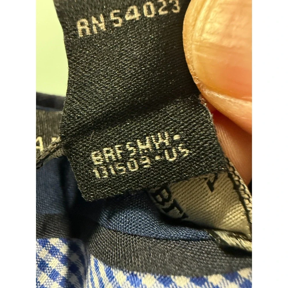 Banana Republic Slim Fit Chino Pants Mens Navy Non-Iron Flat Front Preppy -34x30